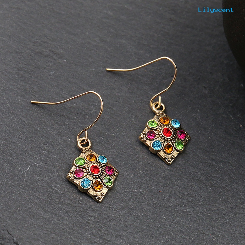 [LS] Anting Retro Bohemian Vintage Ear Ring Menjuntai Eardrop Untuk Ruang Ganti