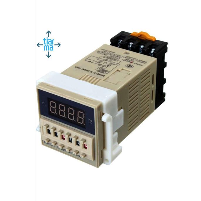 Omron DH48S-S Digital Timer Precision Delay Time Relay Twin Counter