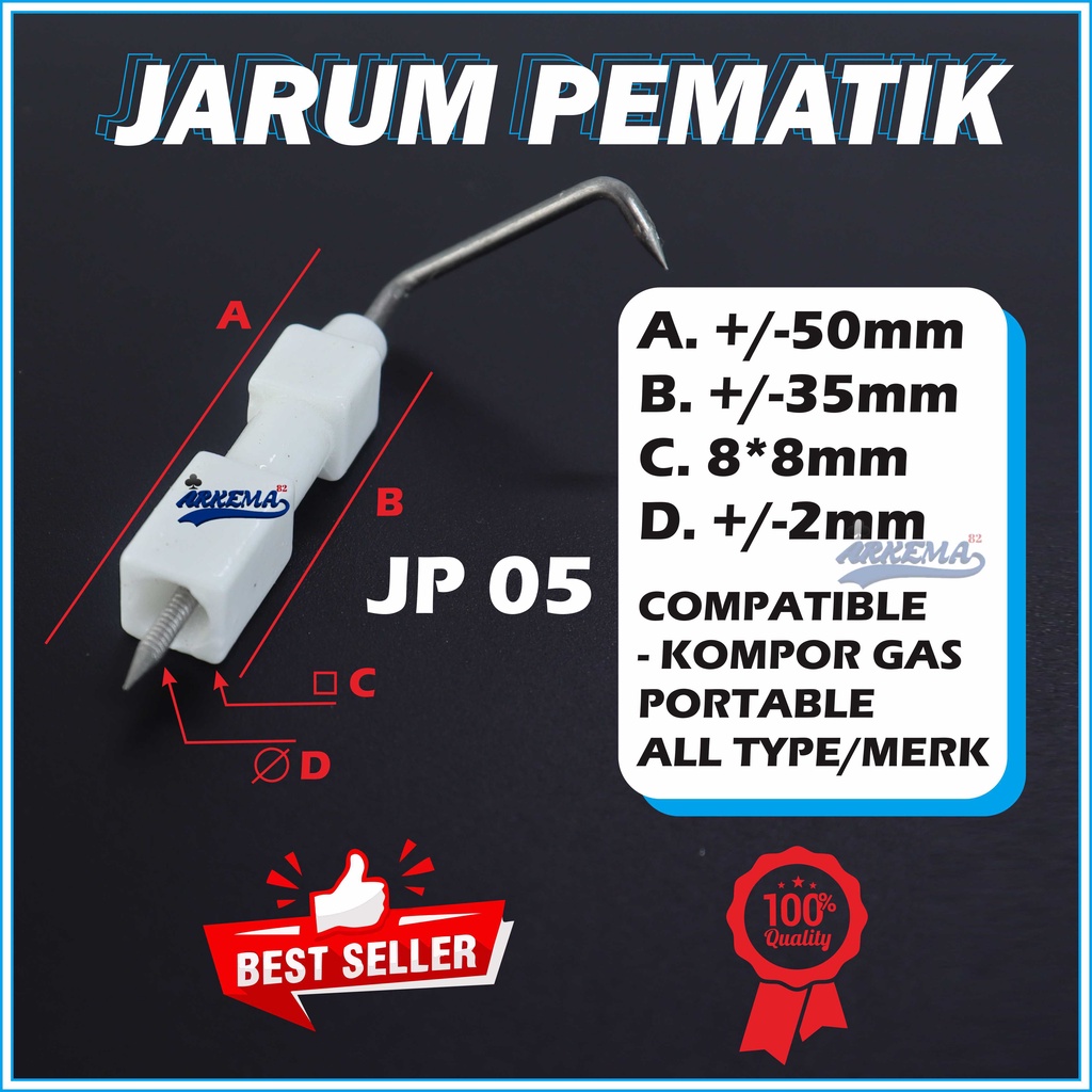 JARUM KRAMIC PEMATIK KOMPOR GAS TANAM , BUSI MESIN KOMPOR UMUM RRT UNIVERSAL