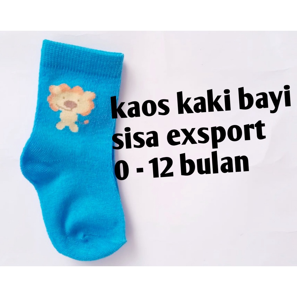 KAOS KAKI BAYI 0 - 12 BLN, KAOS KAKI BAYI LEMBUT DAN HALUS