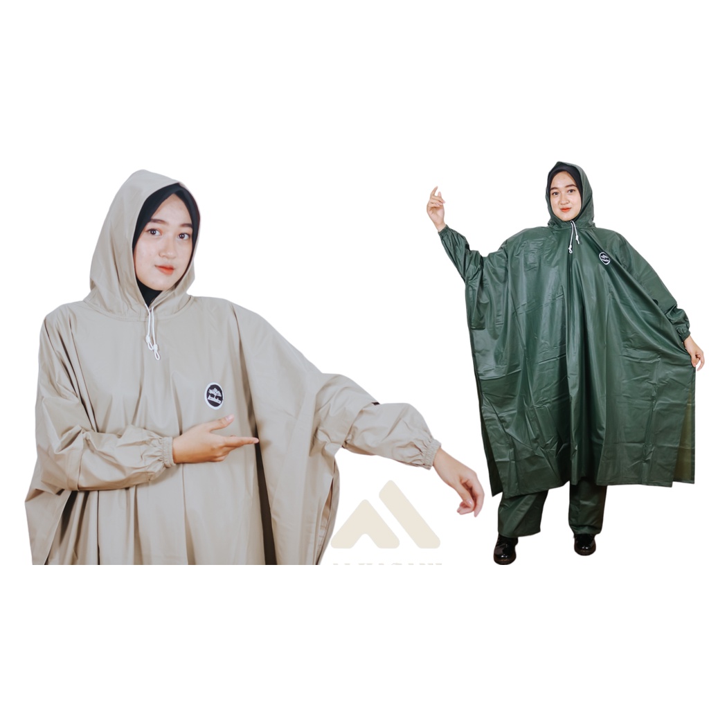 JAS HUJAN PONCO/KELELAWAR LENGAN DAN CELANA Bahan Tebal Dan Lentur Murah Berkualitas.