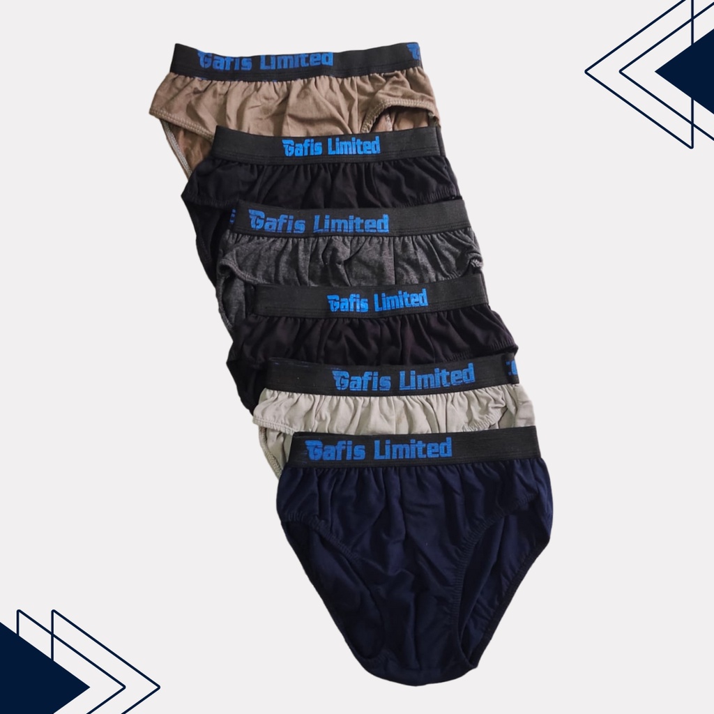 CELANA DALAM PRIA DEWASA ISI 6 PCS BAHAN KATUN PREMIUM CD LAKI-LAKI MURAH-1