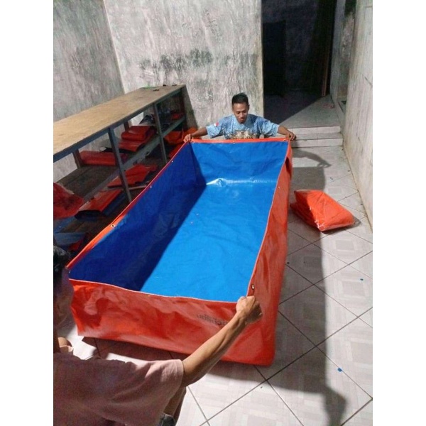 "Jual Produk Terpal kotak kolam lele Terpal ikan lele terpal kotak kolam ikan terpal kolam ikan A12