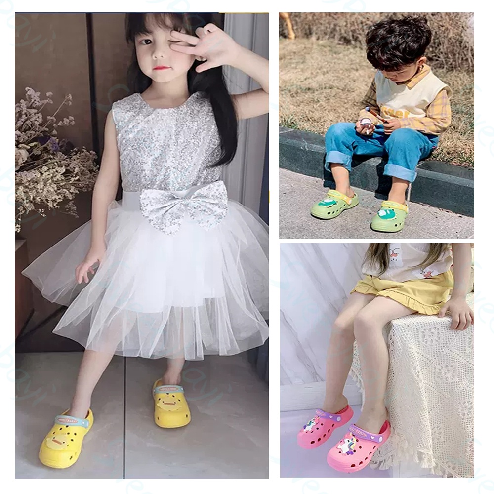 SweetyBayi Sandal anak perempuan laki laki lembut Sendal anak kartun Sepatu sandal anak