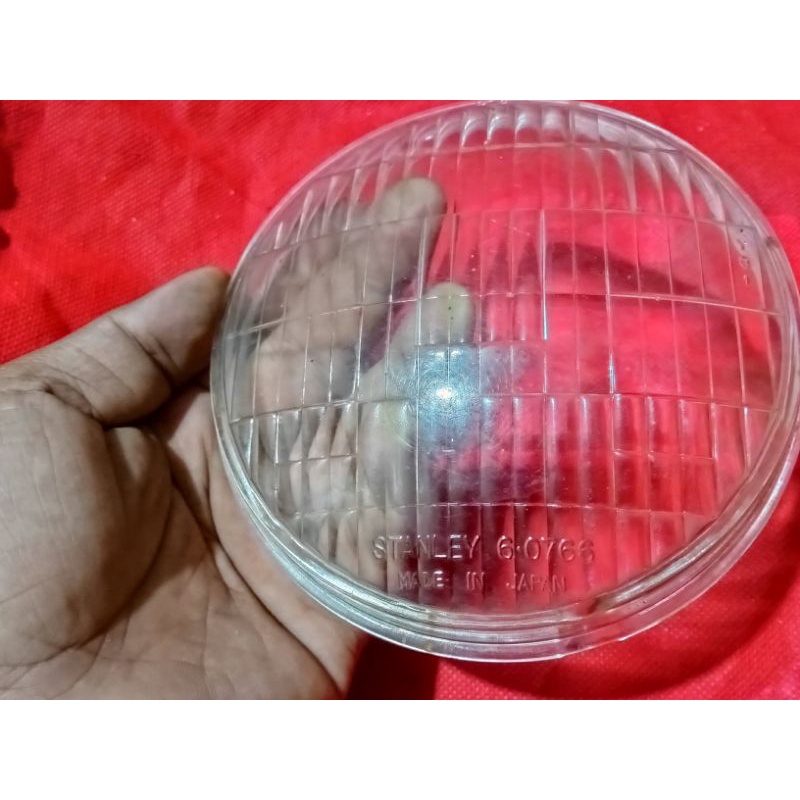 Kaca lampu depan honda xl100s xl125 GL100 stanley 60766 made in japan original