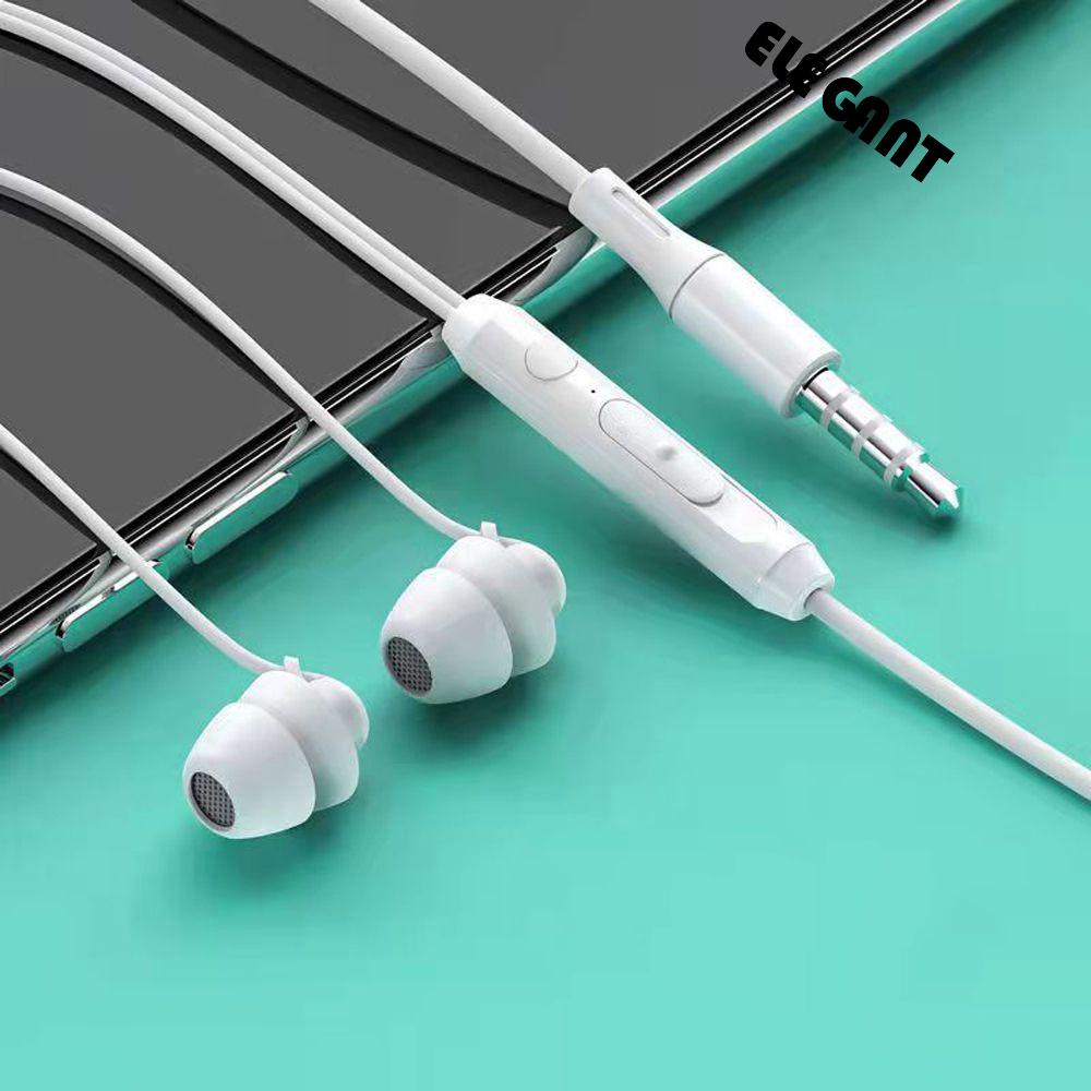 (ELEGANT) Earphone In Ear HiFi Anti Bising Dengan Kabel 1.2m + Jack 3.5mm