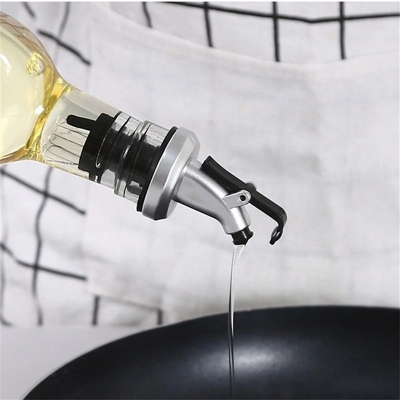 Wine Dispenser Olive Oil Pourers Sprayer Nozzle Minyak Cuka Botol Stopper Spout Anti Bocor Nozzle Dispenser Aksesoris Bar Dapur Anti Bocor Tutup Botol Minyak Wine Stopper