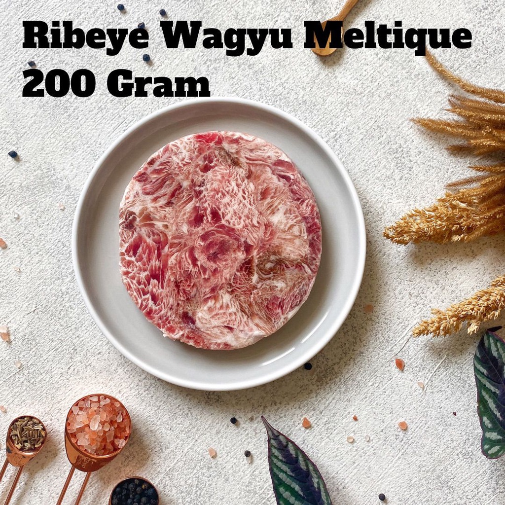 

STEAK RIBEYE Tenderloin Ribeye Sirloin Wagyu Meltique Import 200gr