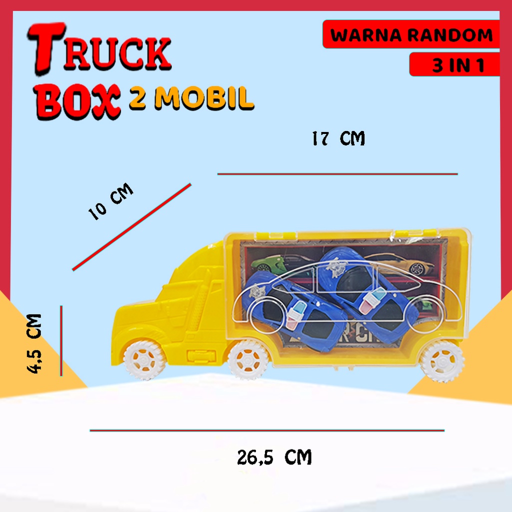 Mianan Anak Mobil-Mobilan/ Mainan Truck Box 2 Mobil