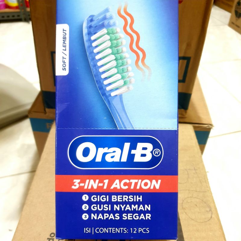 Sikat Gigi Oral B 3 In 1 Action Soft