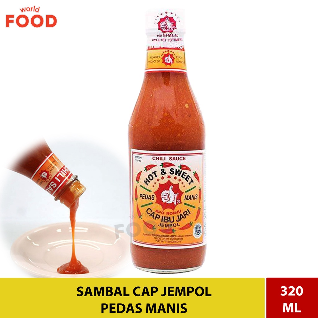 

SAMBAL CAP JEMPOL PEDAS MANIS 320ML