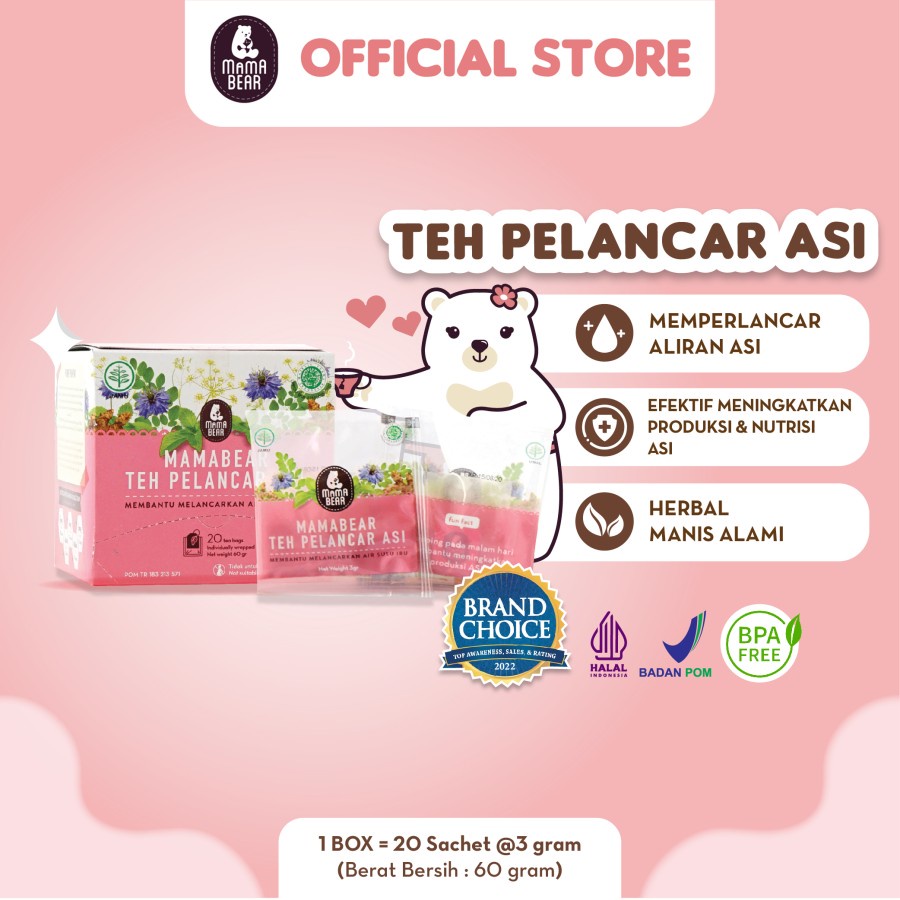 Mama Bear Teh Pelancar ASI / ASI Booster / Booster ASI