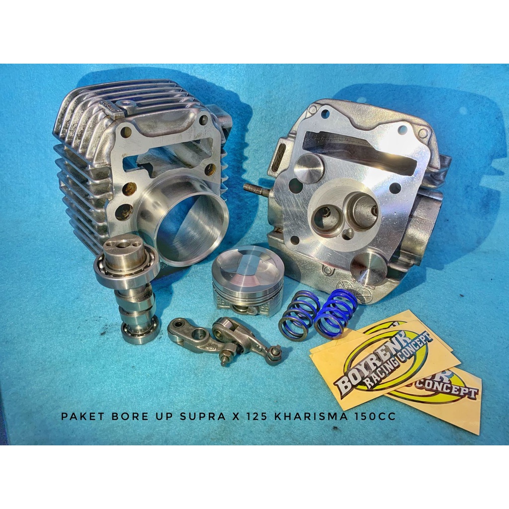 PAKET BORE UP KHARISMA SUPRA X 125 || SUPRA X 125 HELMIN KHARISMA HELMIN 150CC - BOYRENK RACING CONC