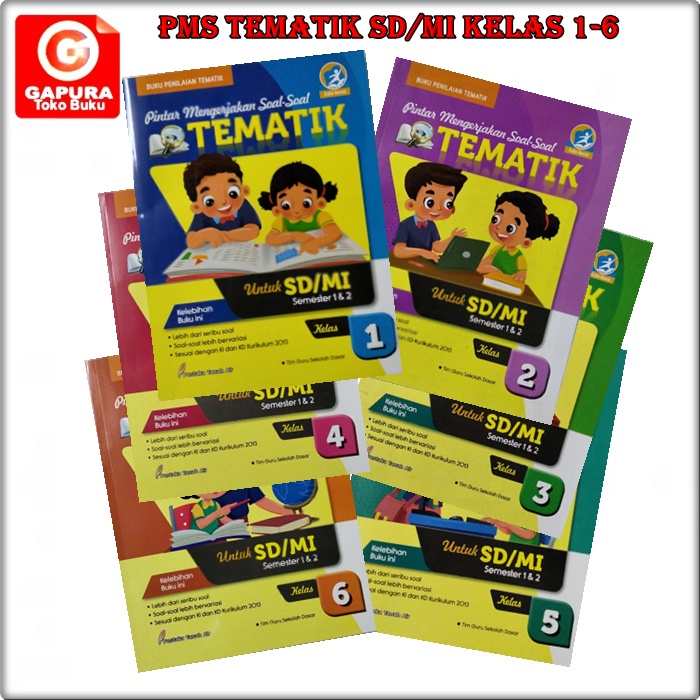 PINTAR MENGERJAKAN SOAL-SOAL TEMATIK SD/MI KELAS 1-6