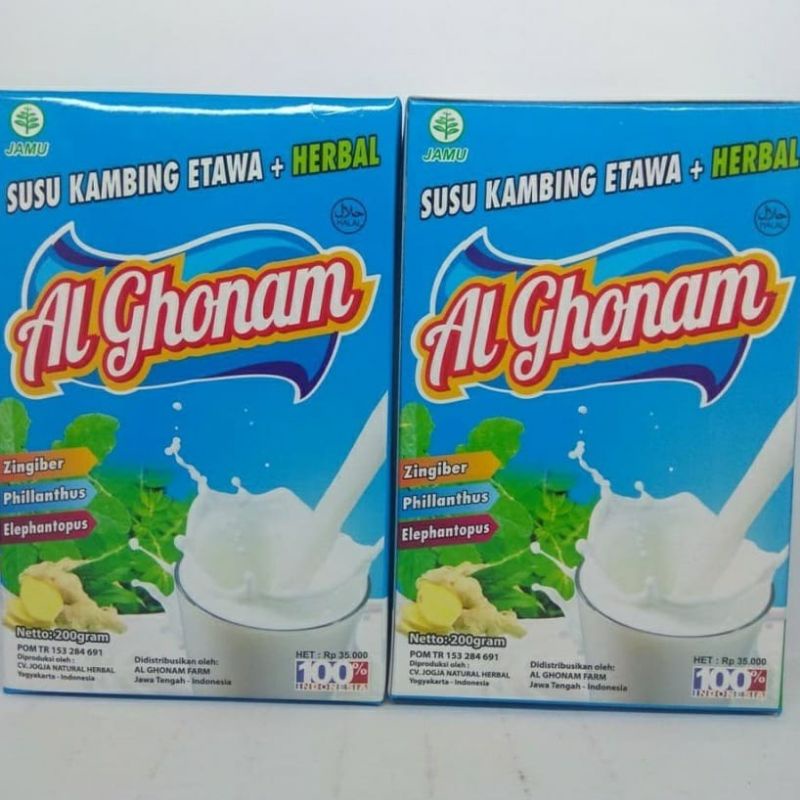 

susu kambing etawa al ghonam