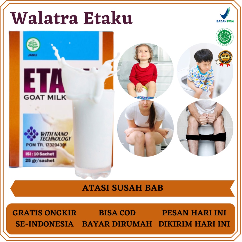 Walatra Etaku, Obat Susah BAB, Obat BAB Keras, Obat BAB Perih, Obat Susah BAB Anak dan Dewasa, Obat 