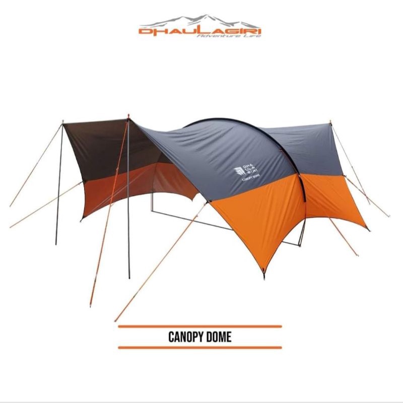 Jual Tenda Camping Canopy Dome Dhaulagiri / tenda peleton / tenda ...