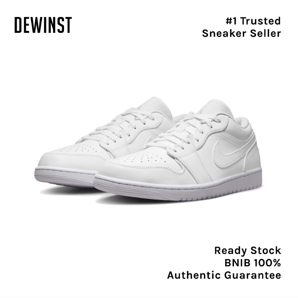 AIR JORDAN 1 LOW "Triple White 2022" BNIB RESMI ORIGINAL