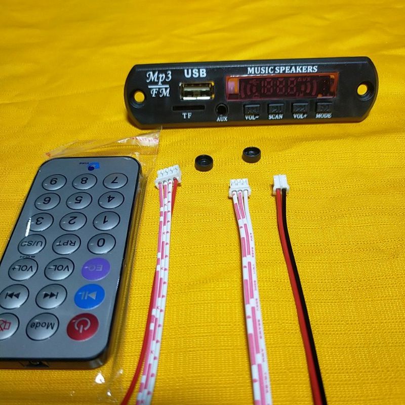 mp3 kit modul usb 12v tanpa bluetooth