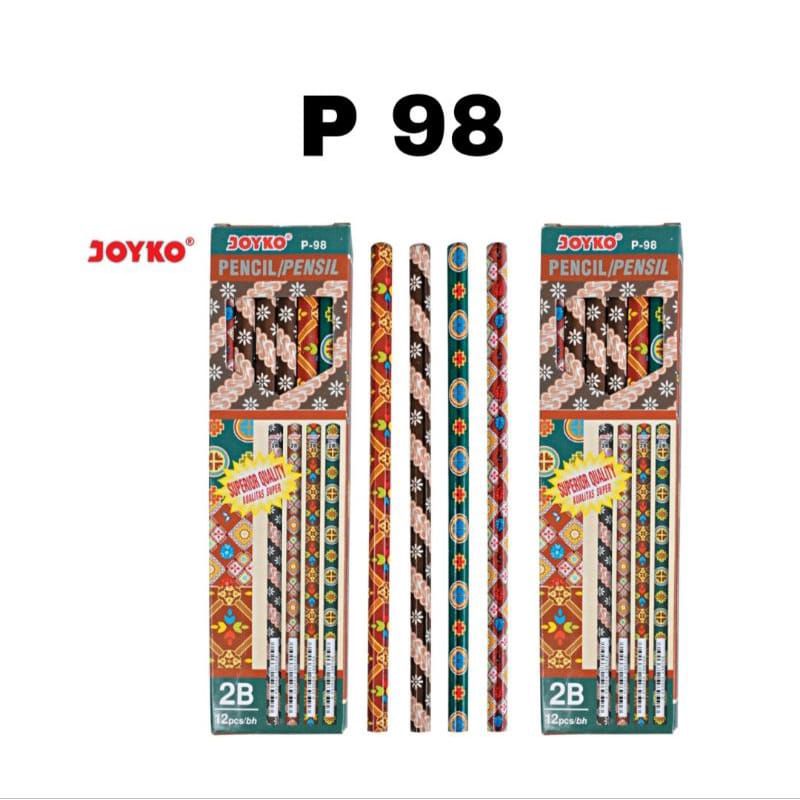 

Pensil 2B Joyko P-98 Satu Pack isi 12