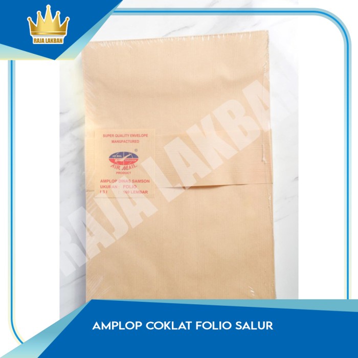 

Alp Amplop Coklat Folio Salur