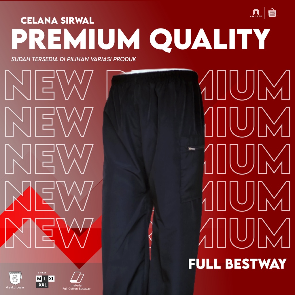 Celana Sirwal Premium Qulity Sirwal Sontog Cotton Bestway