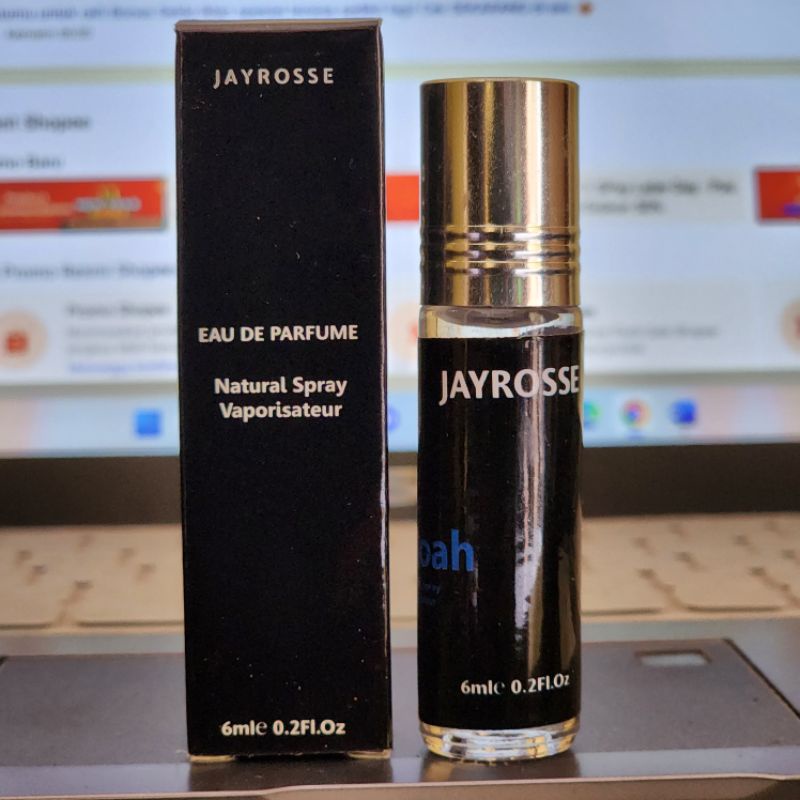 Parfum Jayrosse Grey Parfum Pria Tahan Lama | Parfum Pemikat pasangan | parfum Viral | parfum Jayrosse murah Terlaris No 1-Roll Jayrosse Noah