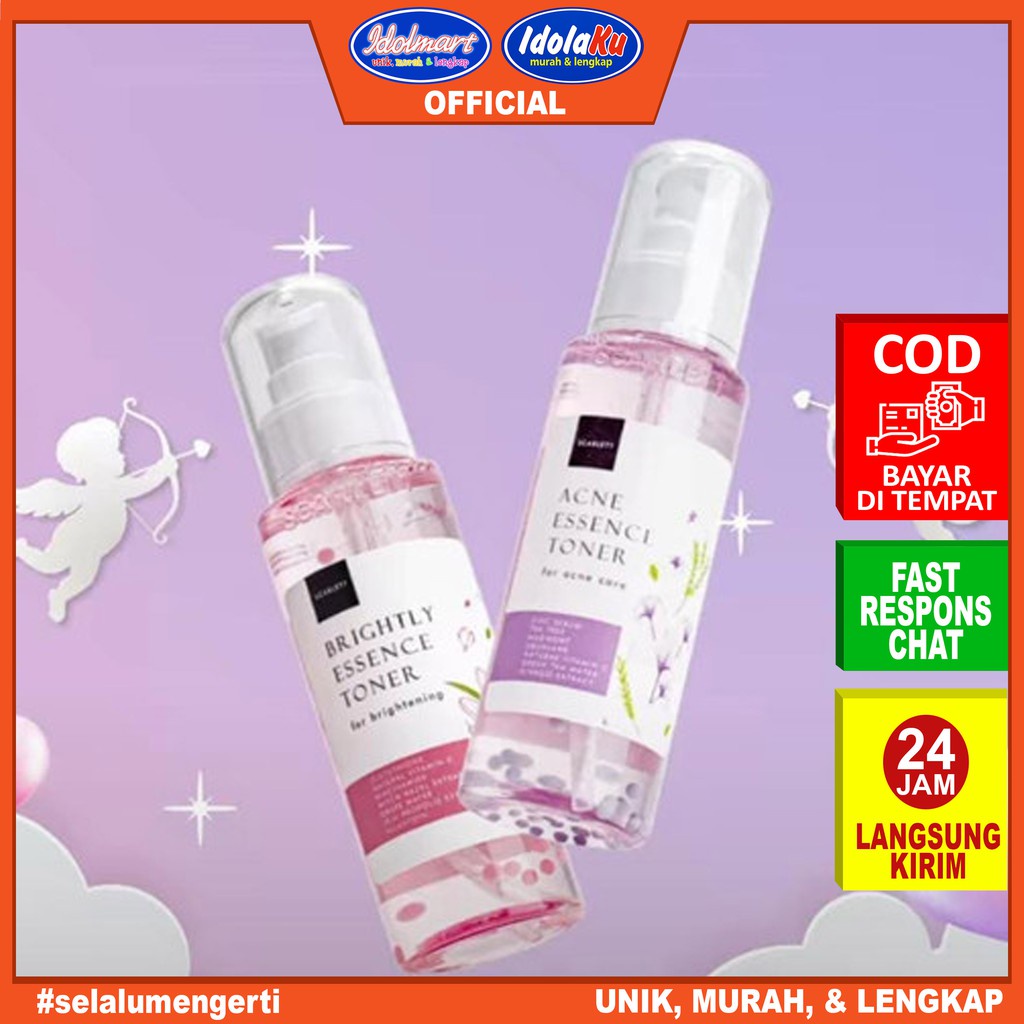 IDOLMART Scarlett Whitening BPOM Resmi Original Scarlett Body Lotion / Body Scrub / Facial Wash / Day Cream / Night Cream / Shower Scrub / Serum / Gel Mask / Essence Toner Surabaya