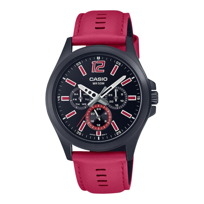 ini TG TG TG CASIO MTP-E350BL-1BVDF TG pelindung anti gores antigores layar kaca film jam tangan tem
