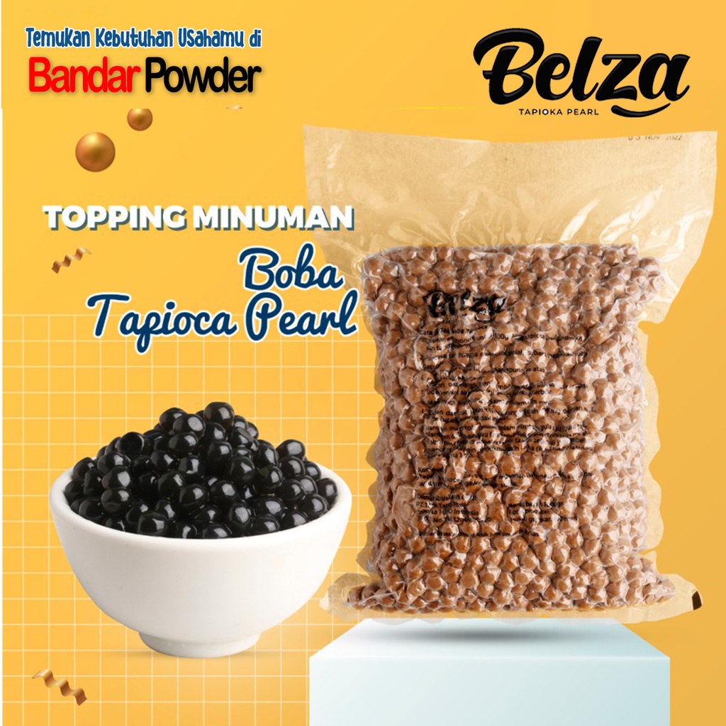 

Tapioca Pearl 1kg - Topping Minuman Bubble Drink
