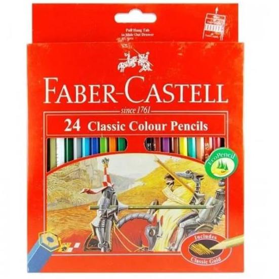 

BAYAR DITEMPAT PENSIL WARNA 24 WARNA FABER CASTELL CLASSIC ..