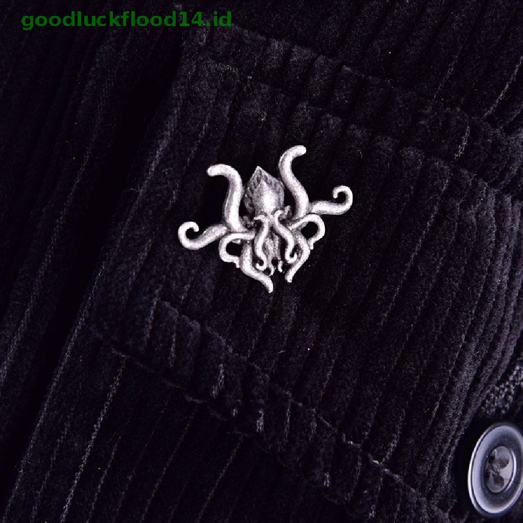 [GOOGFOUR] Cthulhu Badge Bros Kerah Pin Untuk Baju Ransel Topi Perhiasan Dekorasi [TOP]