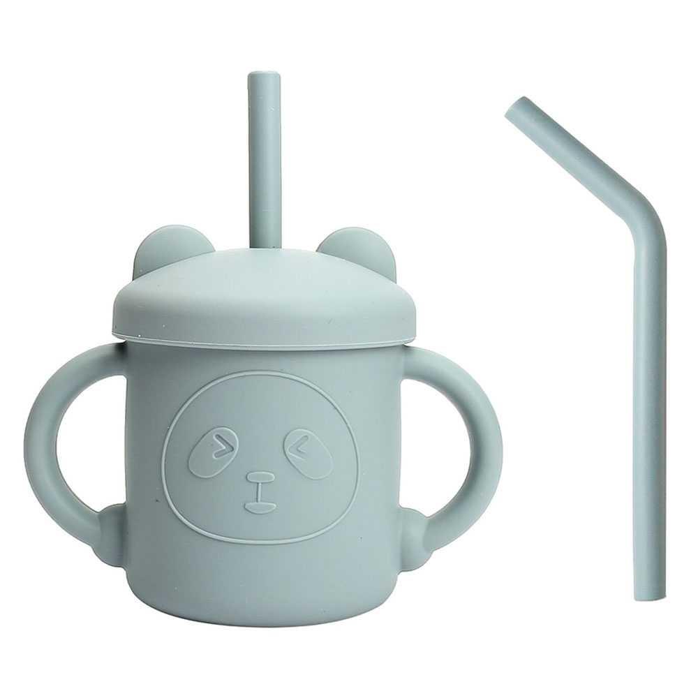 Gelas Minum Balita Baby Drinkware Silikon Anti Tumpah 200ml