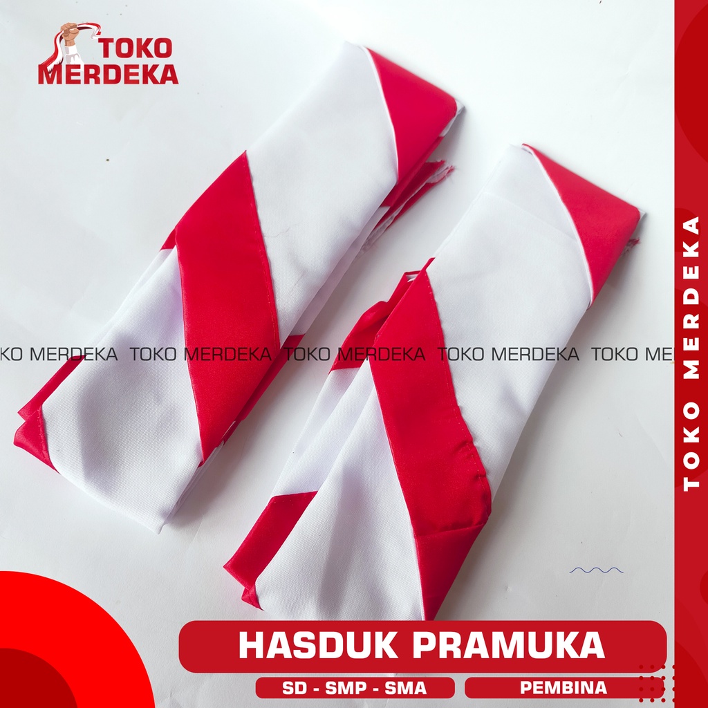 Hasduk Pramuka / Kacu Pramuka / Hasduk Pramuka Panjang / Hasduk Pramuka SD SMP SMA PEMBINA