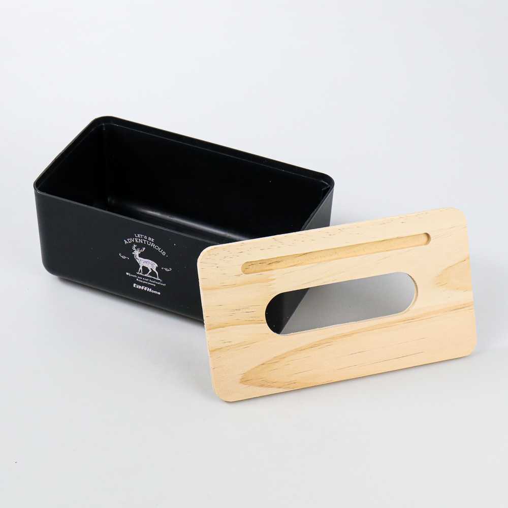 Kotak Tisu Kayu Solid Wooden Tissue Box - ZJ007