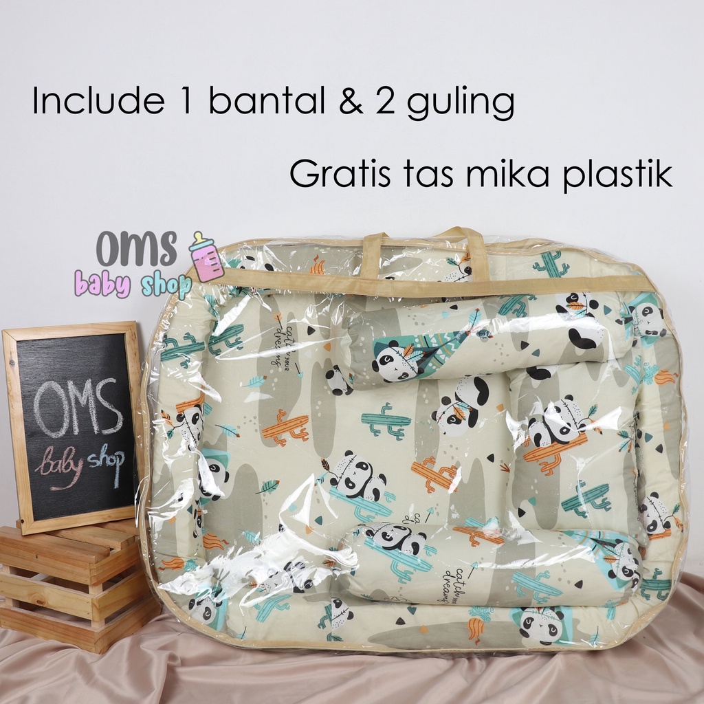 [FREE TAS MIKA PREMIUM] Kasur Bayi Model Kolam / Baby Nest Motif Karakter