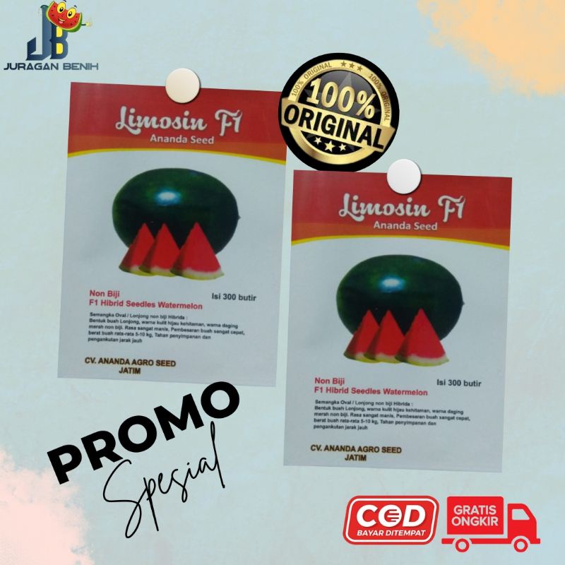Benih Semangka Limosin ( 300 Butir )