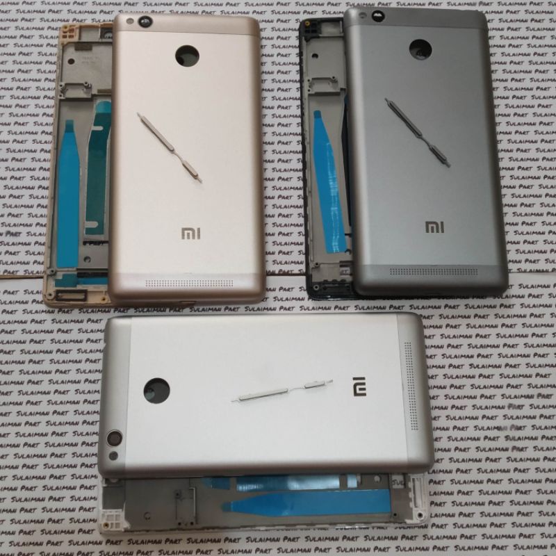 Casing Kesing Fullset Xiaomi Remi 3S 3Pro 3X Resmi 3 S Backdor Frame Bac cover