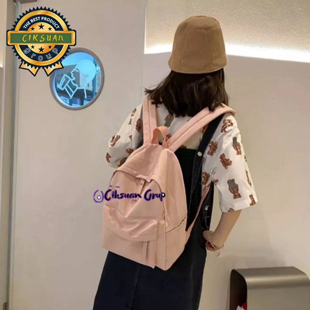 tas punggung cewek cowok keren terbaru / tas sekolah unisex kekinian sd smp sma / tas ransel kuliah 