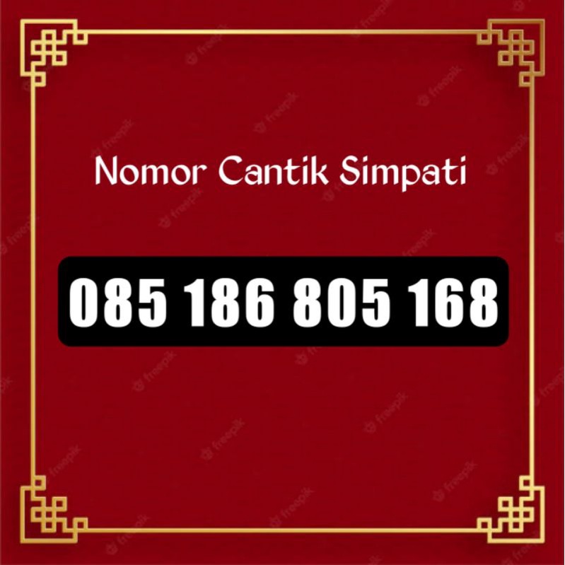 Nomor Cantik Simpati Hoki 168 rapi 805 168 dibaca BOS 168