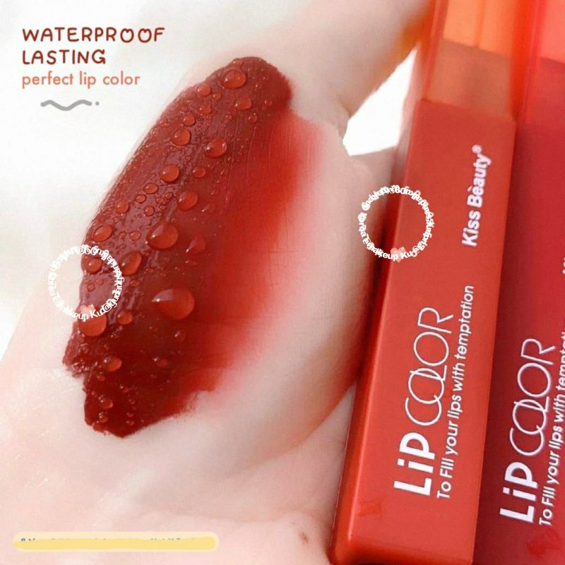 LIPSTIK WATERPROOF - LIPGLOS - LIPSTIK TAHAN LAMA DAN RINGAN - KB LIPCOLOR VELVET