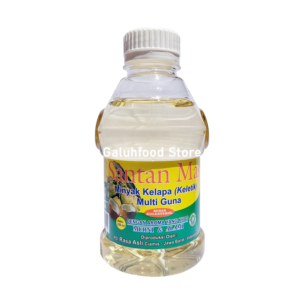 

Minyak Kelapa Murni Asli Keletik Kletik Klentik Kelentik Santan Mas 250ml