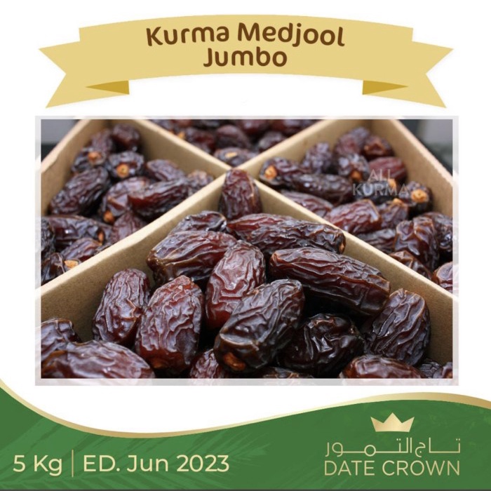 

kurma medjool jumbo dates crown 5kg