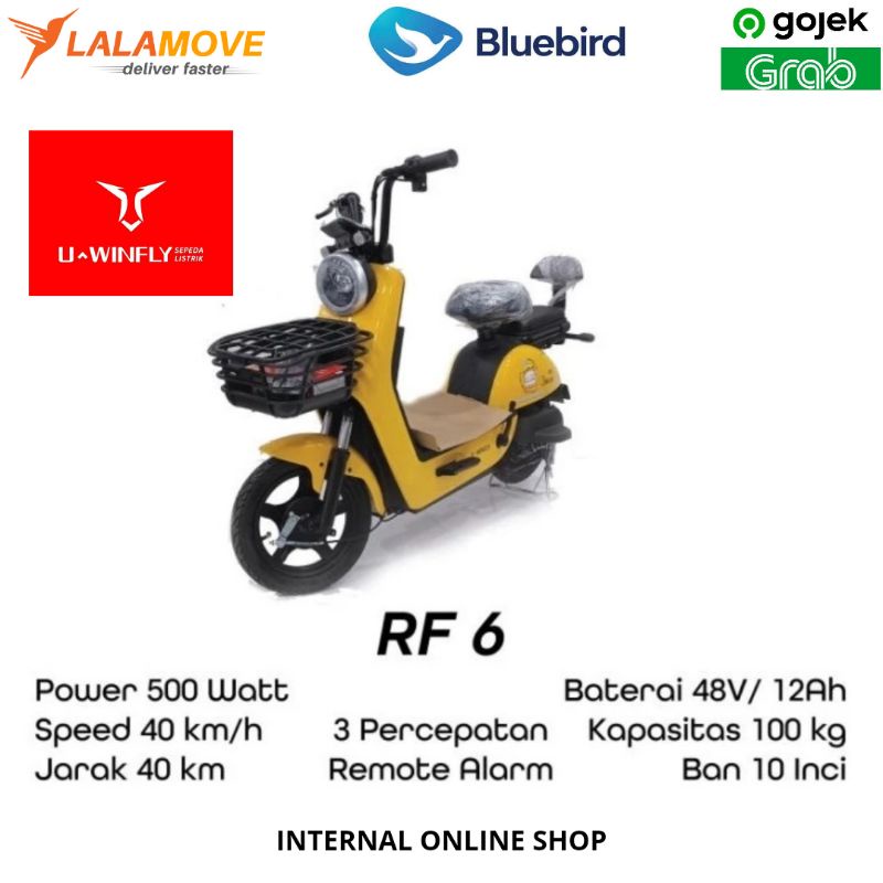 Sepeda Listrik Uwinfly Redfish RF6 Garansi Resmi