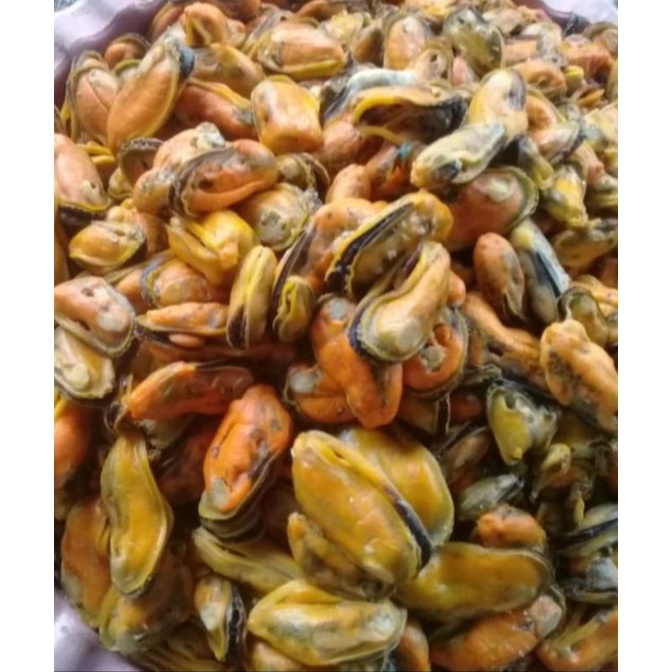 kerang hijau kupas /daging kerang hijau kupas