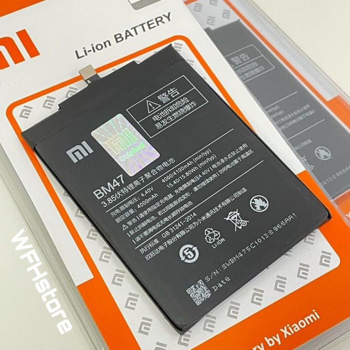 Baterai Xiaomi Redmi 4X Original Bm47 Batterai Redmi 3 Redmi 3S #Original