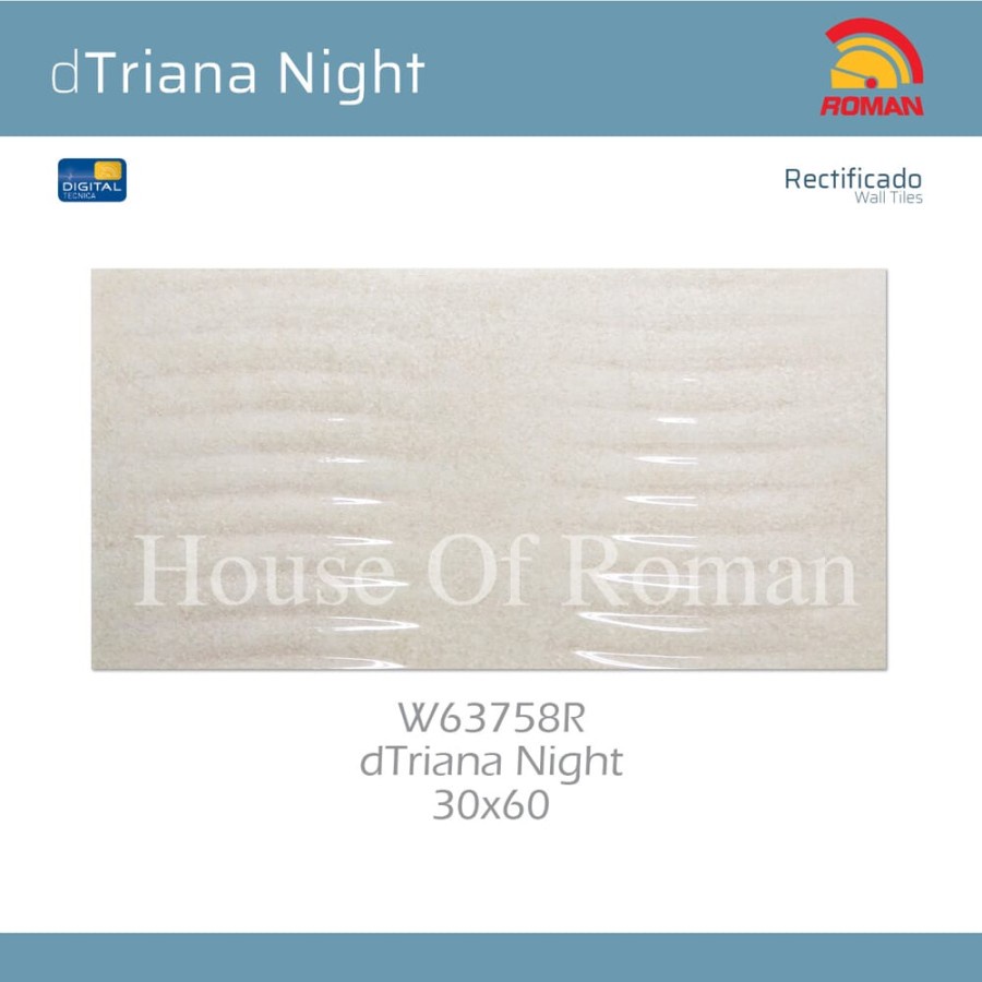 ROMAN KERAMIK DTRIANA NIGHT 30X60R W63758R (ROMAN HOUSE OF ROMAN)