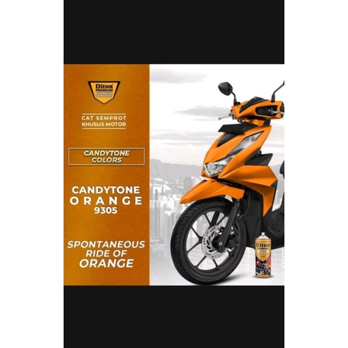 CAT DITON PREMIUM CANDY TONE ORANGE 9305