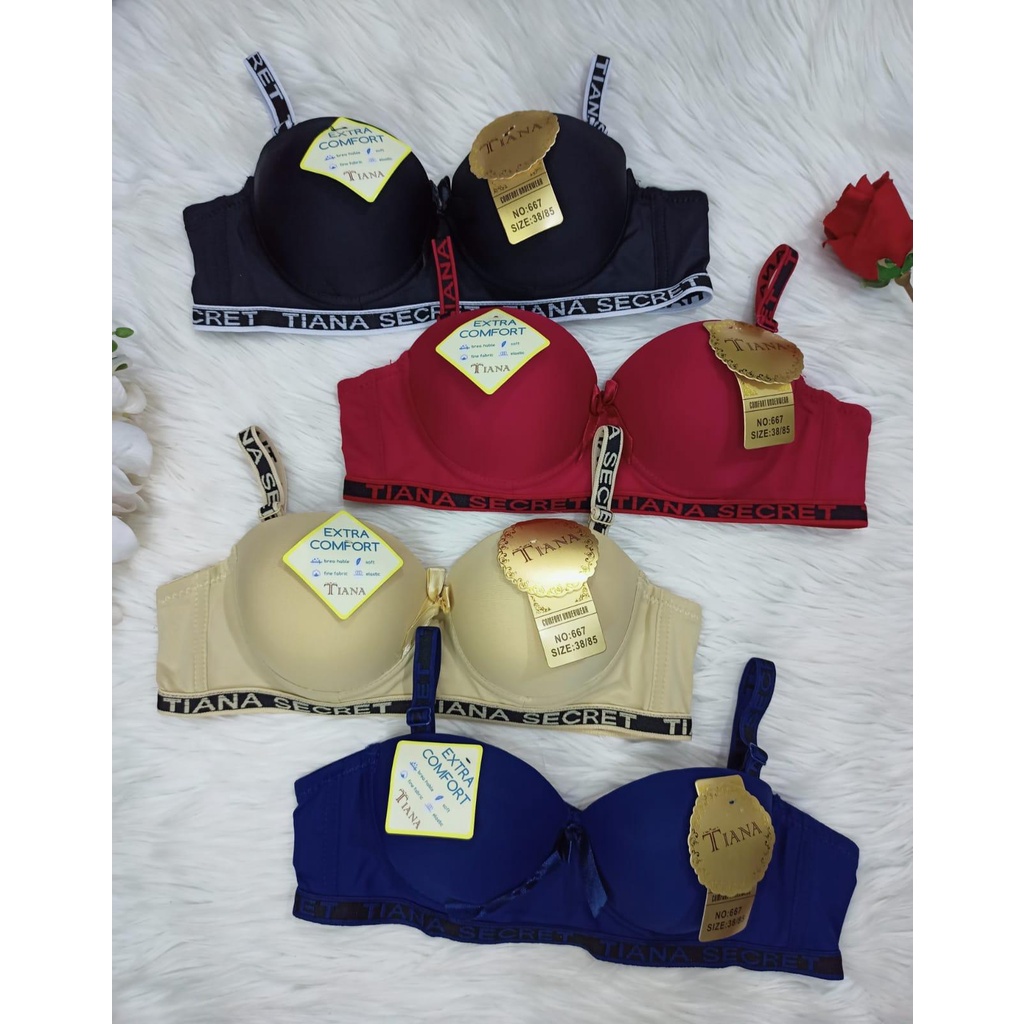 TERBARU Bra Secret Tiana 667 bra Kawat Push Up Bra / BH Kawat Tiana Secret 667 bisa Bayar Ditempat COD