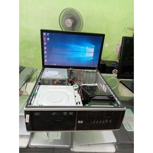 Set Komputer PC LG/ LED 16 inch Wide/ CPU Core 2 Duo Ram 4  GG/ Normal tinggal pakai/ Bekas Nominus